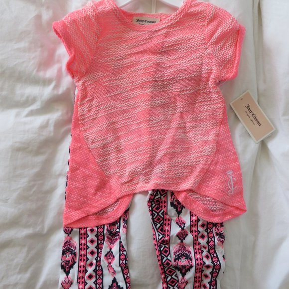 New Juicy Couture Girls 2pc  Set 3 T - Picture 4 of 4